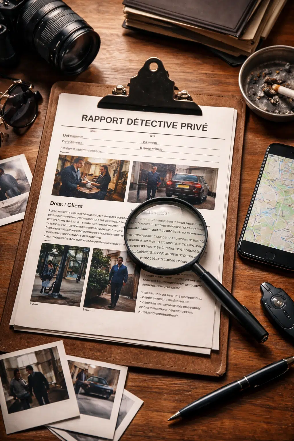 Obligation de rapport profession détective privé